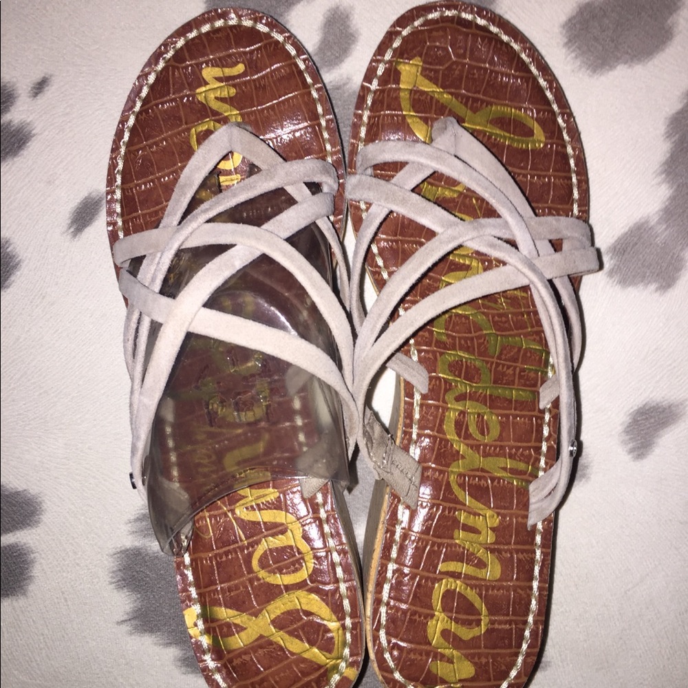 Sam edelman cork wedge sandals